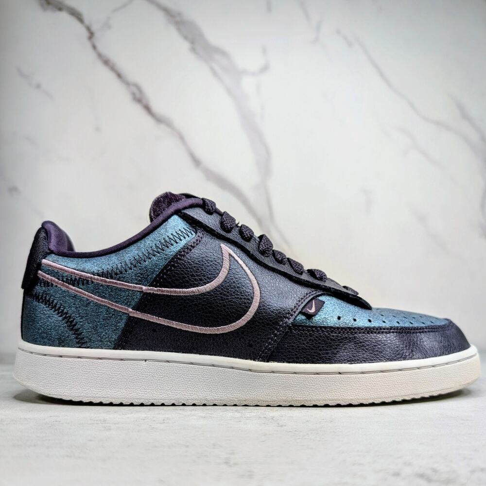 Nike Court Vision Low Premium Womens Basketball‎ Shoes 9.5 Cave Purple